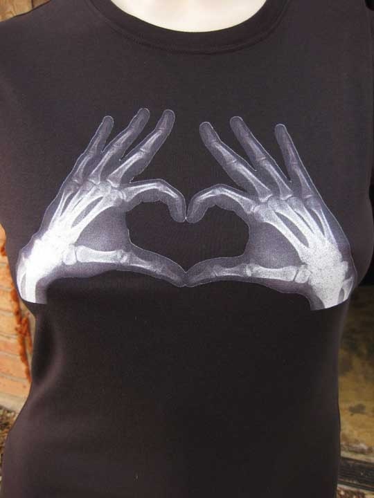 Heart of Xray Hands T-Shirt