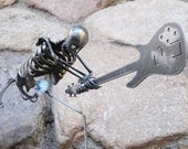 Zombie Skeleton Clash Bass Guitar Smash
