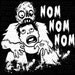 Nom Nom Nom Zombie Eating Brains MENS T Shirt