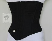 Mourning Corset with Grommets Civil War Era Custom Order