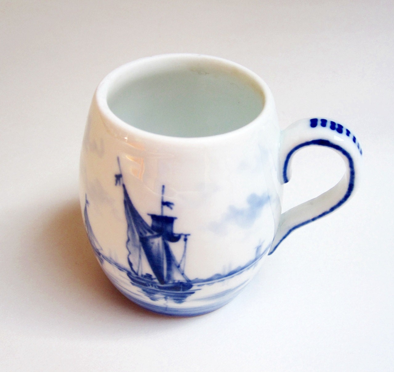 Blue and White Delft Style Cup from Germany- Vintage and Dainty
