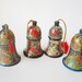4 Kashmiri Ornaments- Vintage Papier Mache