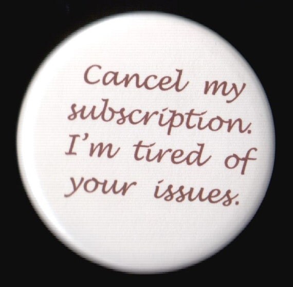 Cancel My Subscription Button
