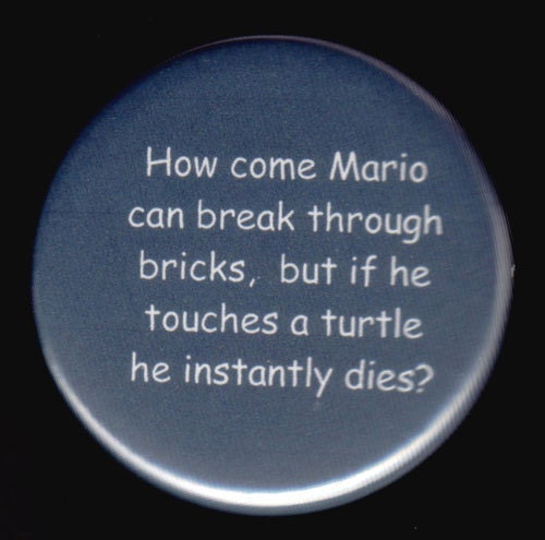 Think About Mario Button