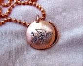 Momma Bird Nest Personalized Charms Copper Locket for Mom