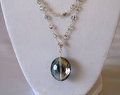 Elegant Sparkle Double-Stranded Crystal Necklace