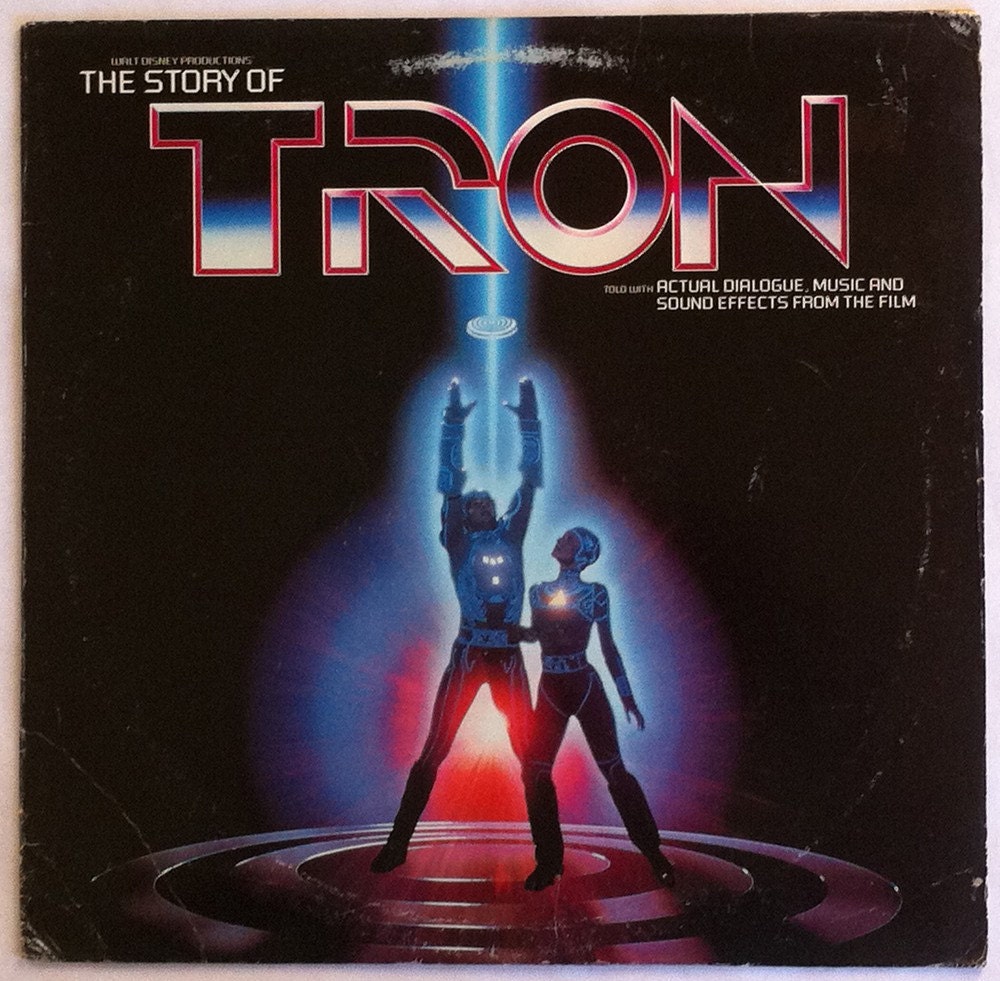 VERY RARE Tron Vinyl LP Soundtrack - Very Good