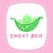Sweet Pea Wall Art Print- Pink