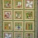 Toddler Quilt 45x58 Original Design featuring a counting theme in greens and yellow