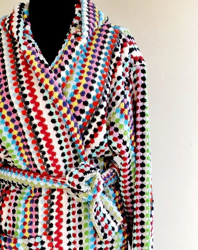 ORGANIC BATHROBE Unisex Large %100 Natural Cotton Turkish BathRobe Hand Woven Turkish Cotton Bath,Beach,Handmade Eco Friendly