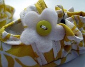 CLOSE OUT SALE - Baby Girl Yellow Mary Jane Shoes - Mary Janes - 6-9 months only