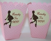 10 Popcorn Boxes Ready to POP- Choose your dotted color