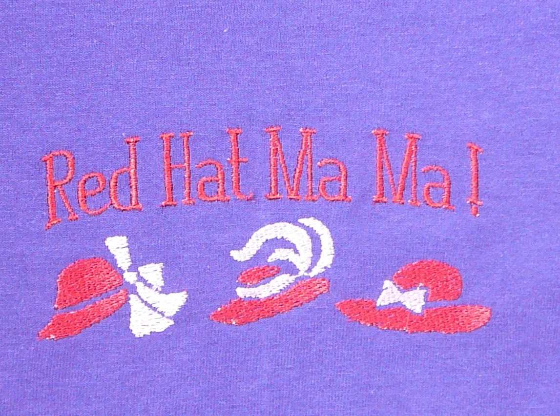 Red Hat Society T-Shirt - Red Hat Ma Ma
