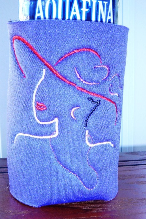 Red Hat Society Can Cozy - Red Hat Lady Outline
