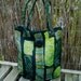 Green autumn, little bag, felt