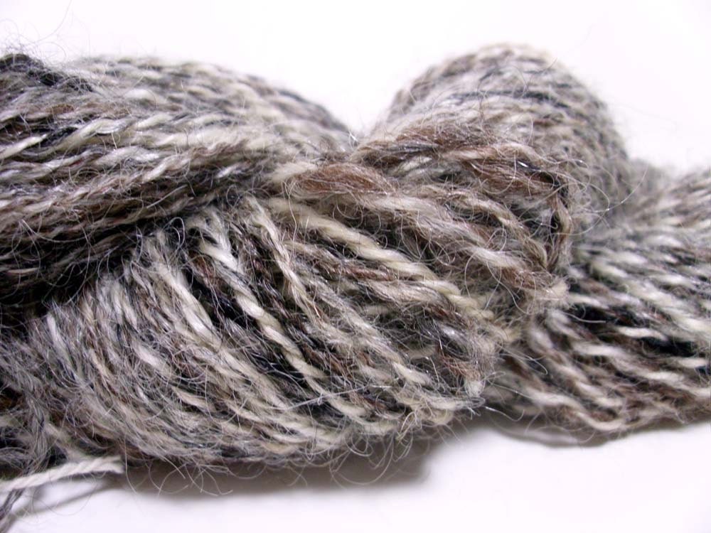 2-ply yarn- handspun natural colors 25% off