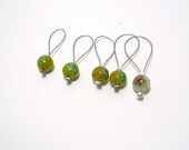 yellow stitch markers