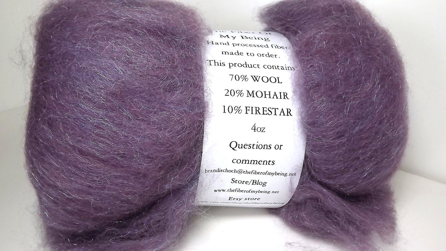 Spinning Fiber Batts- Moody Colorway