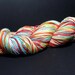 fingering yarn sock - fruit stripe