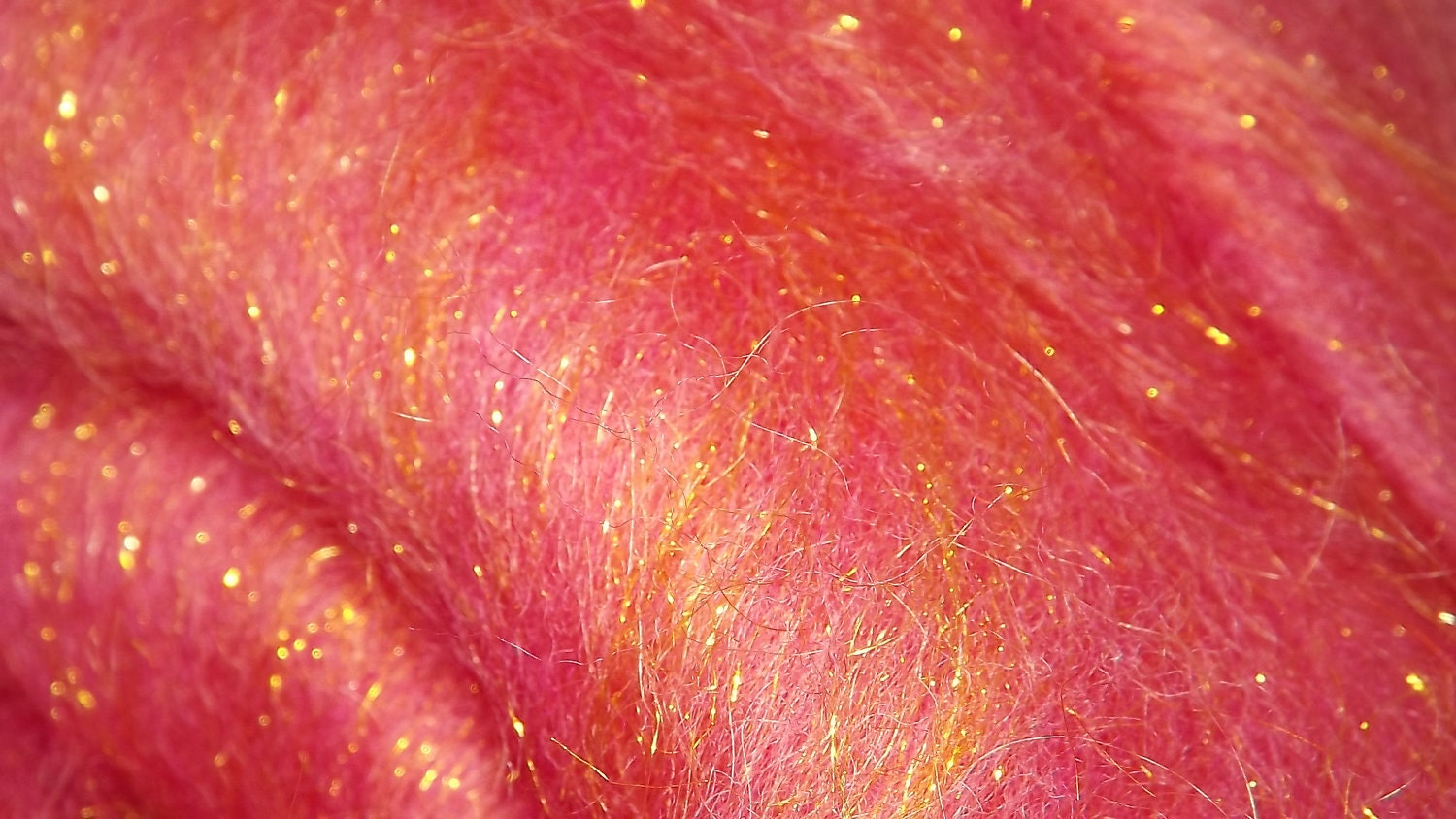 Spinning Fiber Batts- Sherbert Colorway