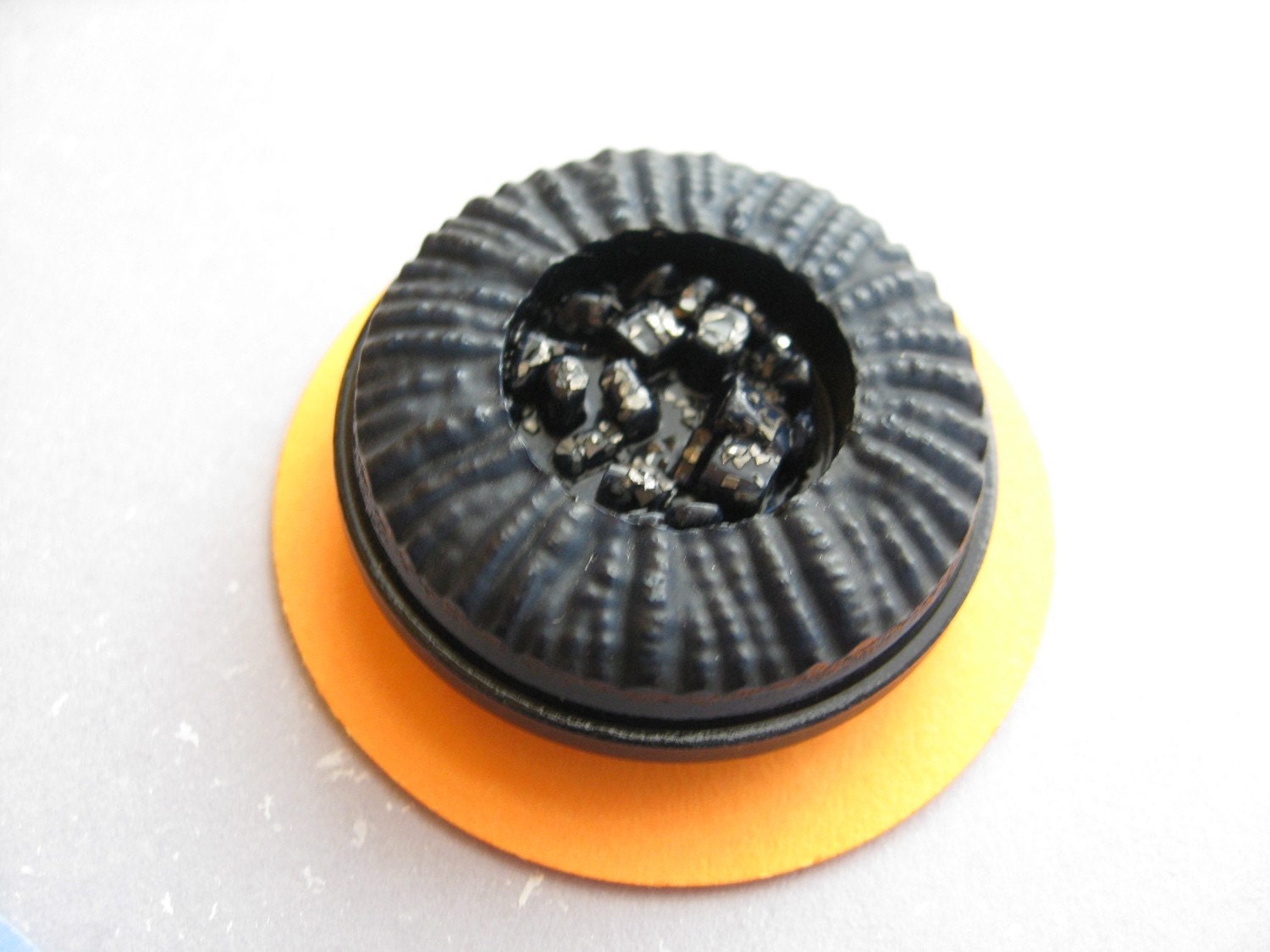 Vintage Button Chunky Blue Sprinkles