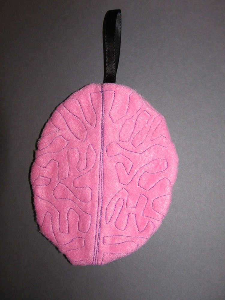 BRAIN zipper pouch