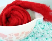 Very Cherry - 5oz Wool Fiber