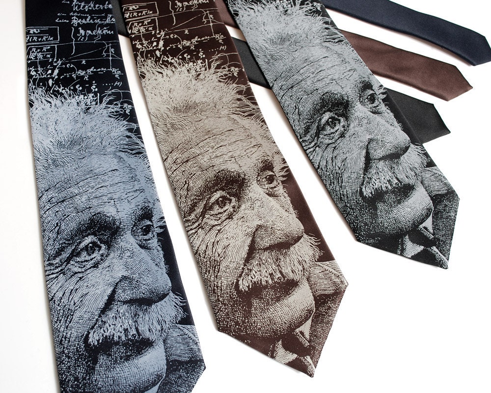Men's tie - Einstein Necktie