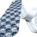 Cool Tie - Octopus Necktie - Sea of Cephalopods  - Steel Blue Ink on Light Blue Tie