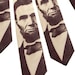 Abraham Lincoln Necktie - Sepia Tie