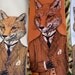 Tie - Dapper Fox Necktie - Men's Fox Tie