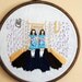 Come Play With Us For Ever and Ever and Ever - OOAK Embroidery