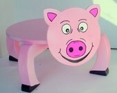 Pink Pig Step Stool