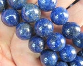 2 strands --Lapis Lazuli Round Ball 12mm --33pcs Full Strand