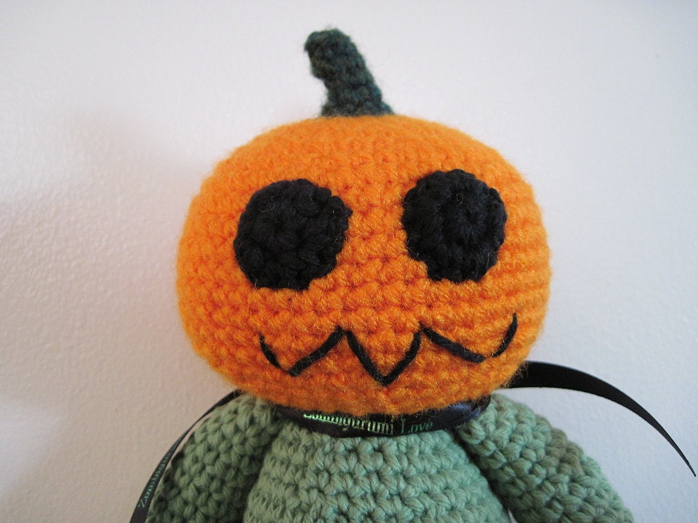 Zombie doll - Pumpkinhead READY TO SHIP