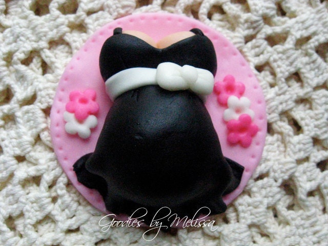 Mommy to be fondant cupcake toppers (EDIBLE) Il_170x135