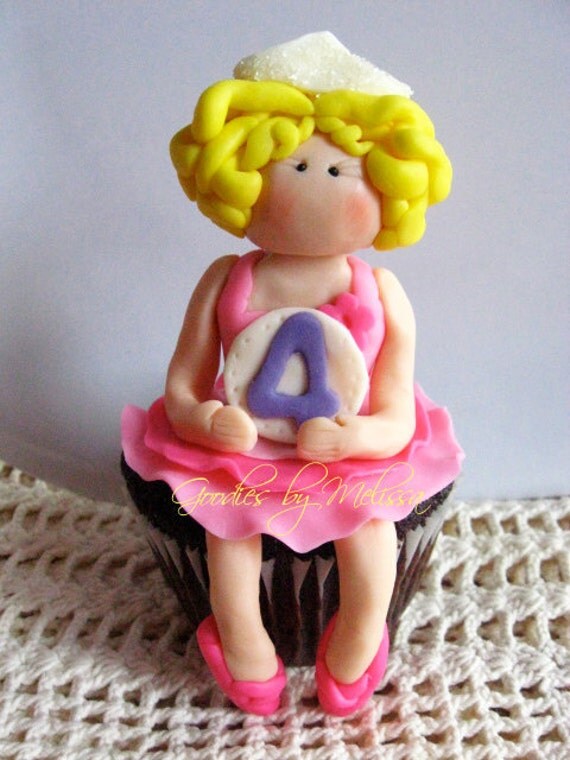 Edible personalized fondant cake/cupcake topper Il_570xn