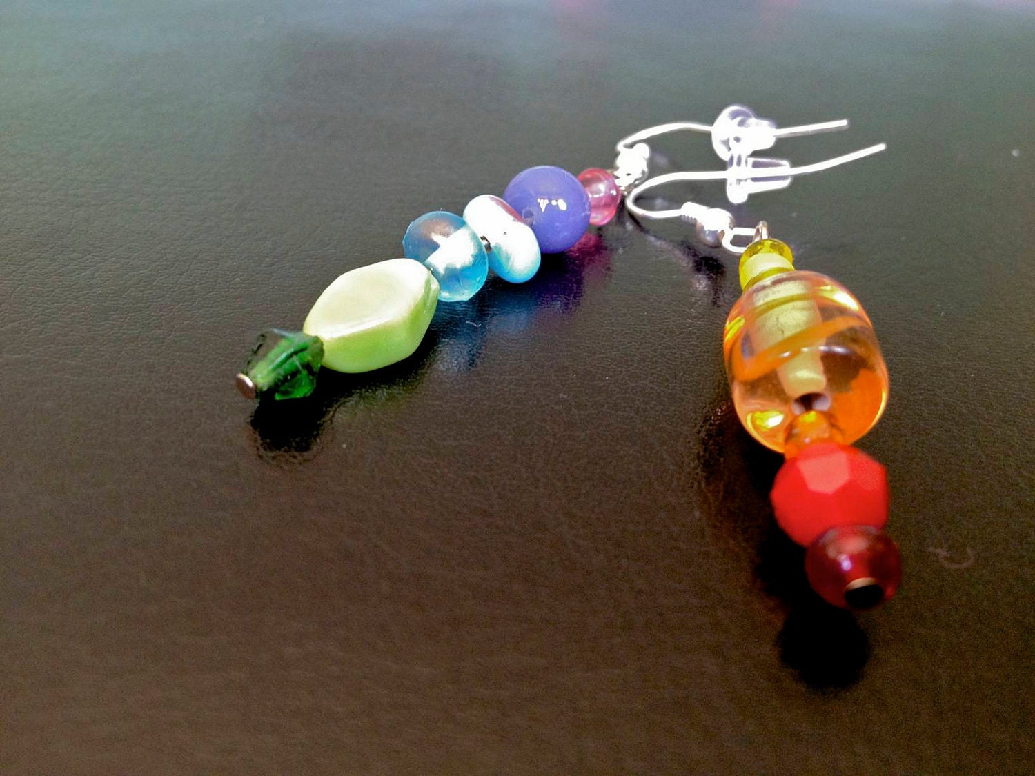 Mismatched Rainbow Earrings