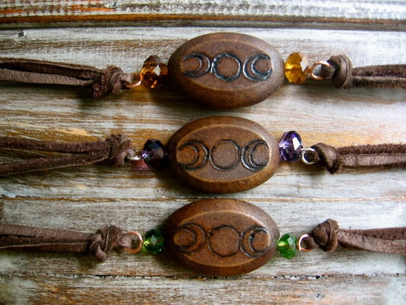 Triple Goddess Bracelet- pick your color
