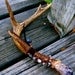 Artemis Antler Wand- Amethyst, moonstone and labradorite