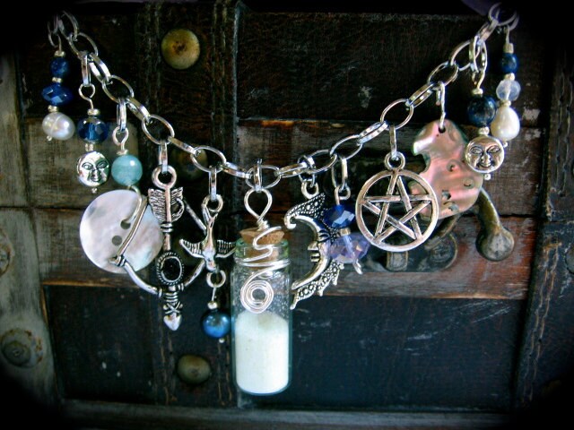 Strength of Artemis- Moon Spell Charm Bracelet