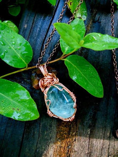 Green Fluorite Faery Amulet