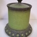 Raymor Italy mid-century green covered jar 1960s