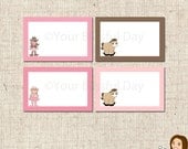 PRINTABLE Cowgirl Label Tents Il_170x135