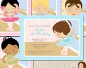 PRINTABLE Ballerina Party Invitation (Character of your choice) Il_170x135