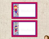 PRINTABLE Boy Rock Climbing Party Label Tents Il_170x135