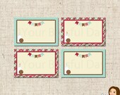 PRINTABLE Boy Milk & Cookies Party Label Tents Il_170x135