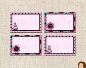 PRINTABLE Sweet 16 Birthday Party Label Tents Il_170x135