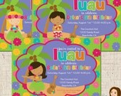 PRINTABLE Luau Party Invitation (Character of your choice) Il_170x135