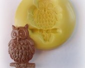 Owl Mold Polymer Clay Resin Silicone Mould DIY Jewelry Finding